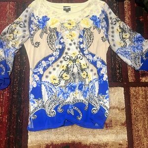 Full sleeve colorful shirt with patterns